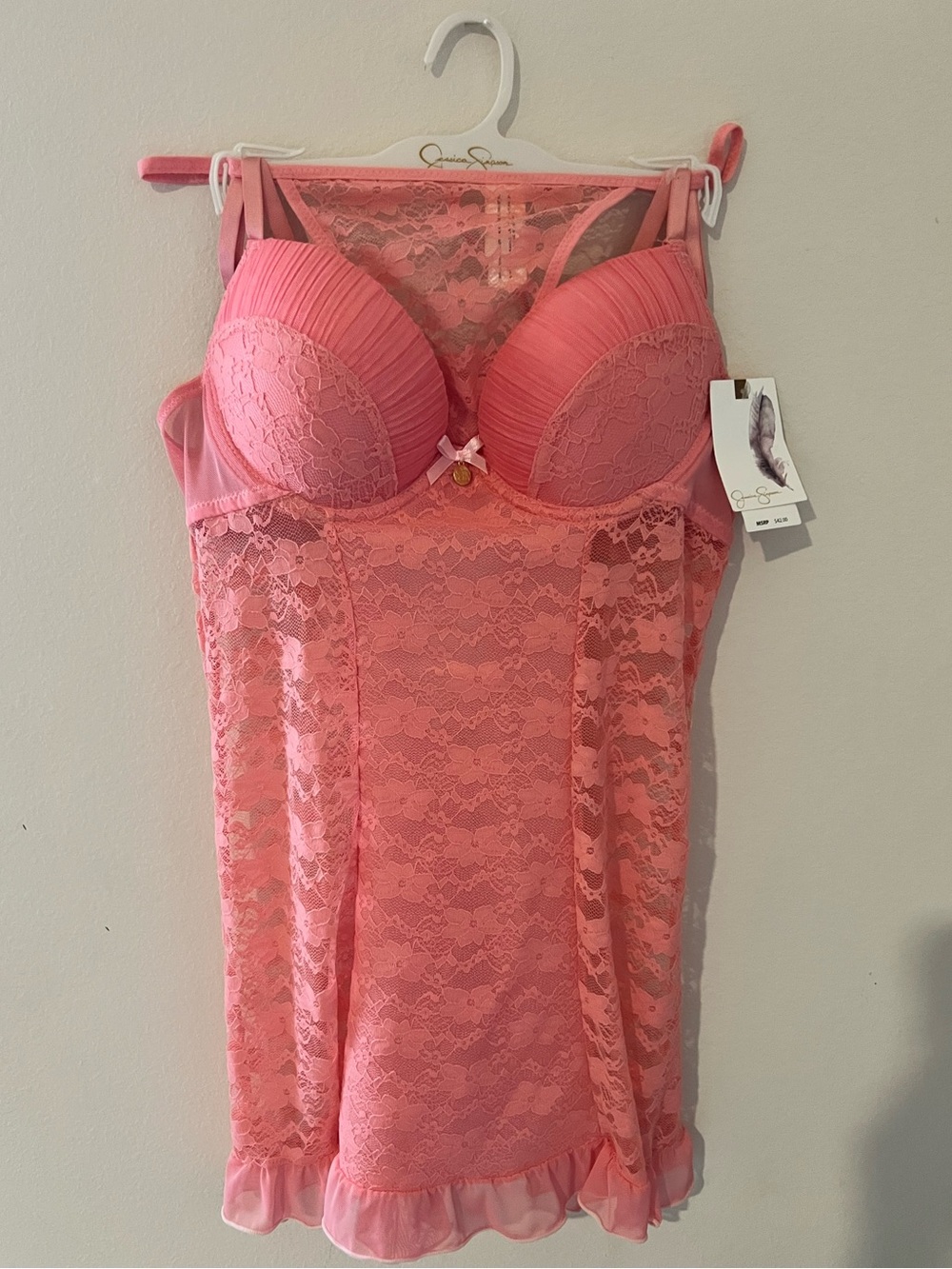 Jessica Simpson lace baby doll nighti